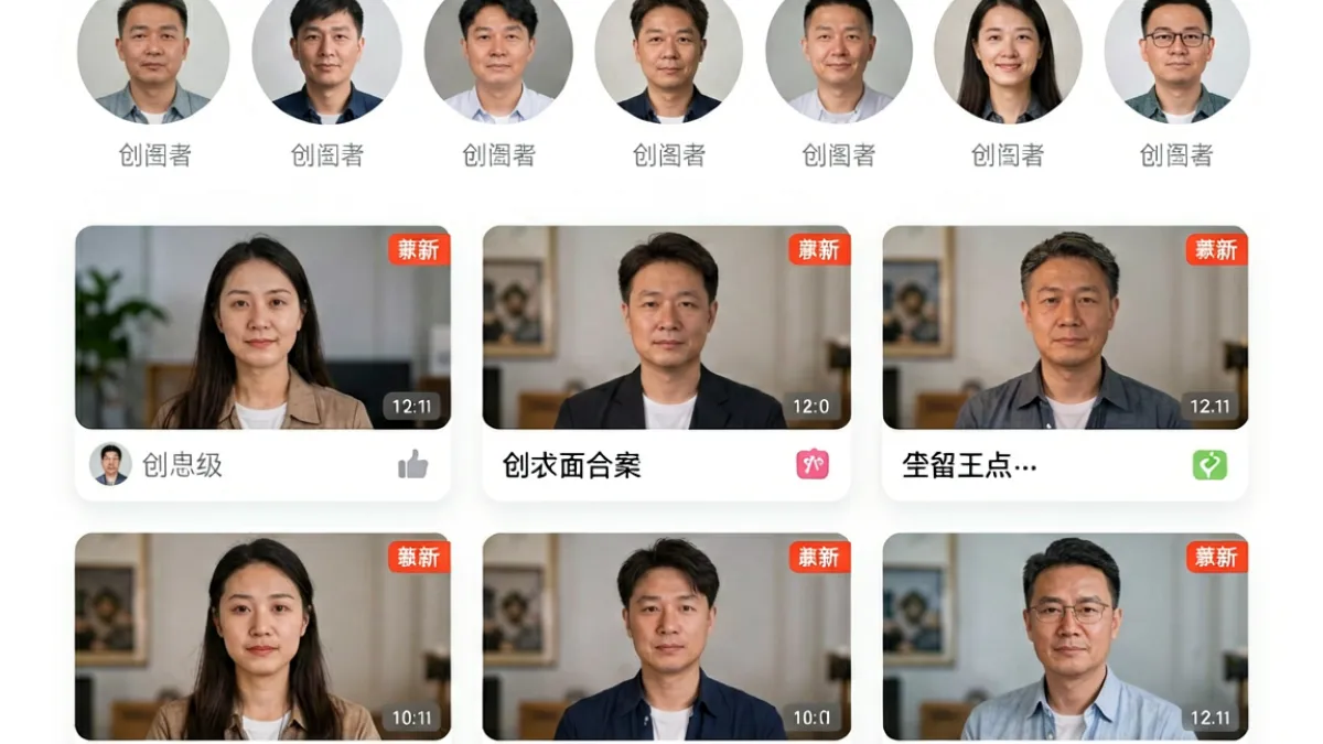 用户在樱花视频关注页查看创作者更新列表，展示订阅内容的管理界面