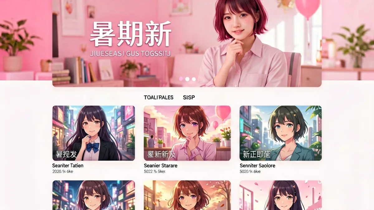 樱花视频平台首页截图，展示近期新上线的番剧与影视专区入口排列